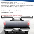 Rear Step Bumper Without Parking Sensors For F150 F250 1997-2004 Chrome Steel