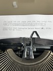 Vintage 1946 Remington Model 5 Dl Portable Typewriter W case Excellent Condition