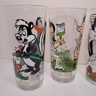 5 Vintage 1976 Warner Bros Looney Tunes - Pepsi Collector Series Glass -lot Of 5