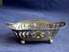 Antique Sterling Silver Tiffany   Co Pierced Nut Dish 30 77g Candy Trinket Bowl
