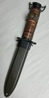 M1 Carbine Bayonet Leather Handle With Scabbard 