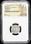 Richard I The Lionheart 1172-1185 Ad England Anglo-gal Silver Denier Coin Ngc Au