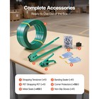 Uimoso 5 8  1500ft Banding Strapping Kit Pet Strap 450 Seals 150 Edge Protectors