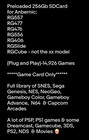 Anbernic  preloaded 256gb Sdcard For Rg477  Rg476h Rg556 Rg406 Rg Slide Rg557     