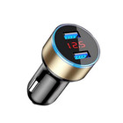 Car Phone Charger Cigarette Lighter Socket Dual Usb Fast Charging Adapter Outlet
