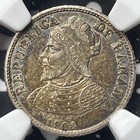 1904 Panama 5 Centesimos Ngc Au55 Lot g7248 Silver 