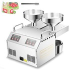 1500w Automatic Oil Press Machine W double Oil Outlet Stainless Steel Electric