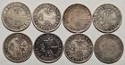 Hong Kong  Straits Settlements 10 Cents 1896-1904  8 Pieces   5583 Ounce Silver