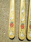 International Marmalade Flatware Goose Plastic Handle Lot Of 4 Knives Japan