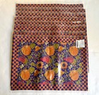 Nip Retired Mackenzie Childs Harvest Pumpkin Placemats - Set Of 8