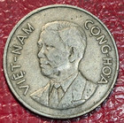 Vintage Very Fine Vf 1960 South Vietnam 1 Dong Coin-jul636