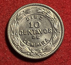 Honduras 10 Centavos 1956 Unc Copper-nickel Coin Km 76 1 T11011