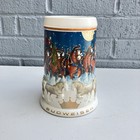 2005 Budweiser Holiday Stein Beer Mug Christmas Drinkware