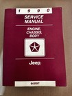 4 Lot 2 1990 Jeep Shop Service Manuals   1 Chilton   1 Haynes Jeep Repair Manual