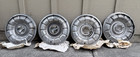 1957 Cadillac Hub Caps 15  Set Of 4 Caddy Wheel Covers Hubcaps Oem Vintage