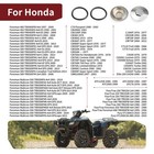 4 Engine Valve Tappet Adjustment Cover Cap For Honda Trx 250 300 350 400 450 500