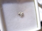  041 Grams Wadsworth Ohio Meteorite 4mm Fragment In 1 5   Wide Glass Top Case