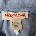 Vintage 70s Vicky Vaughn Junior Patchwork Prairie Skirt Usa Youth 10