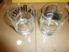 Set Of 2 Jack Daniels Old No  7 Tennessee Whiskey Portrait Rocks Glasses 