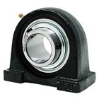 Ucpa206-19 Tapped Base Pillow Block Bearing 1-3 16  Bore Self-aligning 3lip Seal
