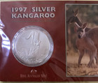 Kangaroo   1997 Australia Silver  1    999 Silver 1 Oz Coin   Australian Mint