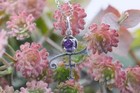 2ct Round 14k White Gold Plated Prince Love Symbol Pendant Simulated Amethyst