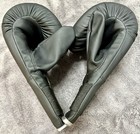 Rdx Kara Boxing Kickboxing Muay Thai Bag 8 Oz  Mitts Gloves Matte Black Silver