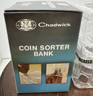 New Vintage Chadwick Coin Sorter Acrylic Bank Pencil Cup Nib Hong Kong 1983