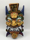 Chinese Traditional Nuo Opera Masks  Wood Carving Handpainted Masks Decoration