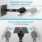Pyle Durable Wall ceiling Mount Stand-adjustable Swivel Tilt  Heavy-duty