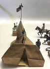 Vintage Lot Lead Soldiers Horses Figures   Tents Britains Ltd Johillco 28 Pieces