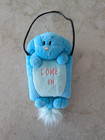 Rare Neopets Blue Kacheek Plushie Door Hanger Come In do Not Disturb Vintage