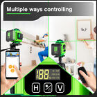 4d 16 Lines Laser Level Self Leveling 360   Rotary Measure Tool  2 batteries