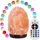 5 5 Inch Himalayan Salt Lamp Night Light With Remote Control  Upgraded 16 Colors