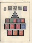 Nepal 1956-1960 Collection On Two Pages Scott  90-91  104-117 Complete Sets