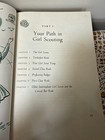 Vintage 1953    girl Scout Handbook    hardcover 1st Impression intermediate Program