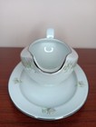 Johann Haviland Forever Spring Gravy sauce Boat W  Underplate Bavaria Platinum