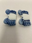Set Of 2 Porcelain Chopstick Rests Blue   White Crabs 2 5  Unbranded Btb Fm Japa