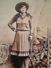 Buffalo Bill s Wild West Show Annie Oakley Canvas Dangler Banner 12 x16  New