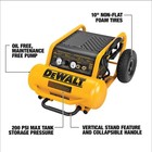 Dewalt 4 5 Gal  Portable Electric Air Compressor 225 Psi
