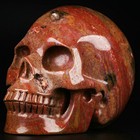 5 0  Ocean Jasper Carved Crystal Skull  Realistic  Crystal Healing