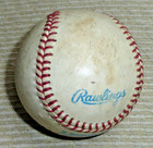 Vtg 1995 Gene Budig Game Used Rawlings Official American League Mlb Baseball