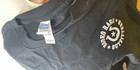 Mens Roping Shirt Large Black Rodeo Graphic Cotton Cowboy Nos Rodeo