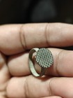 Ancient Bronze Ring Genuine Roman Byzantine Ornamented Collectible Dark Patina