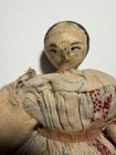 Antique 1840s 7  Wood Grodnertal Doll With Baby All Original With Clothing