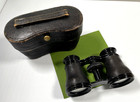 Opera Glasses Binoculars Lemaire Fabt Paris Leather Case Antique Vintage Black