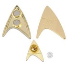 Star Trek Discovery Enterprise Medical Pin And Badge Set Qmx Quantum Mechanix