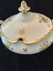 Weimar Porzellan Katharina Large Tureen Germany Floral Gold