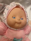 Fisher Price Puffalump Kids Baby Doll Pink Snuggle Plush Stuffed 1991 Lights Up