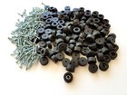 50 Pack Rubber Bumper Feet 3 4  X 3 8  Steel Washer    6 Screws
